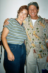 Laura and Ron backstage, Orlando, FL, 08/28/2000