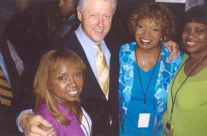The Dixie Cups w/former President Clinton 09/20/05