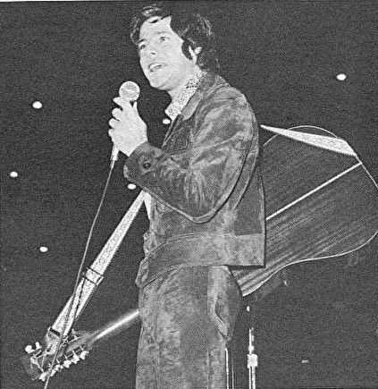 Ron performing at Toys for Tots fundraiser, 1971