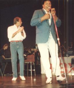 Chubby with Fabian in 1987