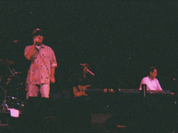 Ron onstage with Bo Donaldson